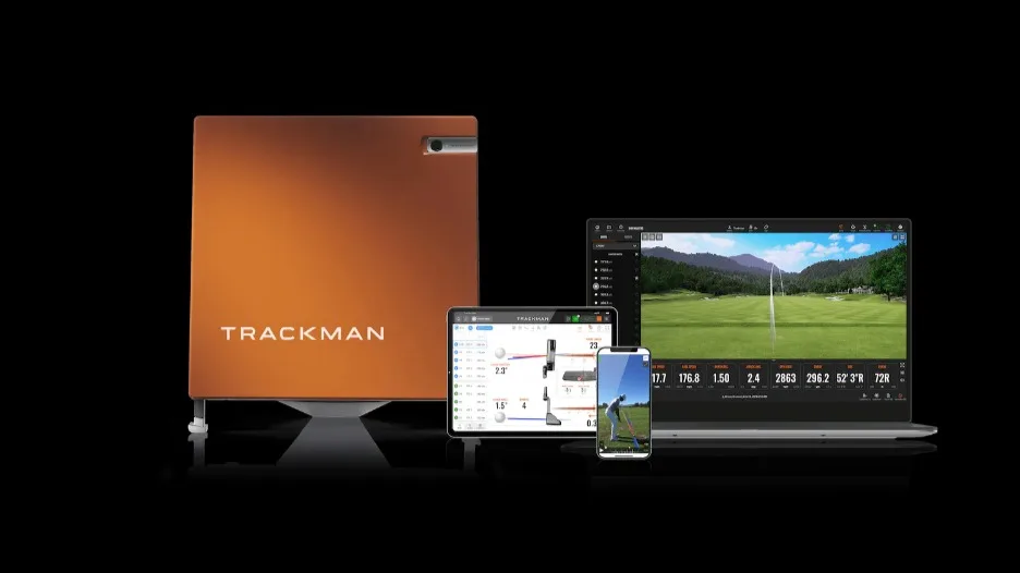 TrackMan 4 Radareinheit mit Auswertung auf Laptop, Tablet und Smartphone